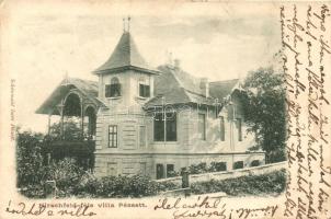 Pécs, Hirschfeld villa, kiadja Schönwald Imre (fa)