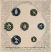 2007. 1Ft-100Ft 8klf db, szettben, benne "Berán Lajos és a pengő" Ag emlékérem (10g/0.999/...