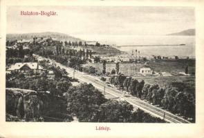 Balatonboglár, látkép, vasúti pálya (ragasztónyom / gluemark)