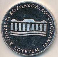 1998. "Budapesti Közgazdaságtudományi Egyetem 50 éves" ezüstözött fém emlékérem dísztokban...