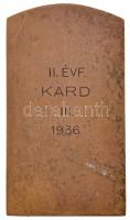 Kovács Panni 1936. "Magyar Királyi Toldi Miklós Honvéd Sporttanár és Vívómesterképző Intézet / ...