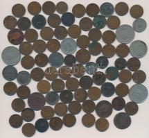 Vegyes krajcár, fillér tétel ~500g-os súlyban T:vegyes