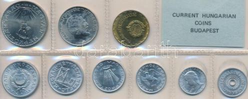 1978. 2f-10Ft 9db klf, érmés forgalmi sor fóliatokban T:1