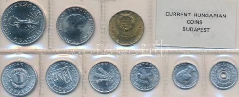 1979. 2f-10Ft 9db klf, érmés forgalmi sor fóliatokban T:1