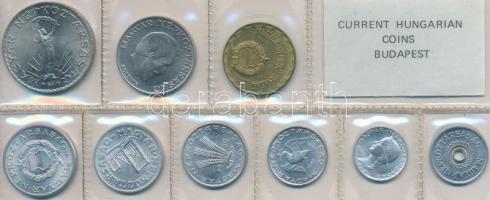 1980. 2f-10Ft 9db klf, érmés forgalmi sor fóliatokban T:1