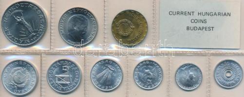 1981. 2f-10Ft 9db klf, érmés forgalmi sor fóliatokban T:1
