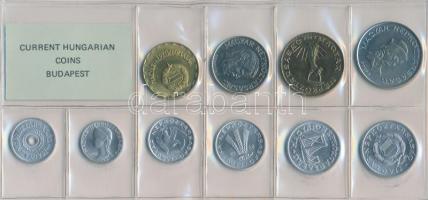 1988. 2f-20Ft 10db klf, érmés forgalmi sor fóliatokban T:1