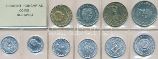 1984. 2f-20Ft 10db klf, érmés forgalmi sor fóliatokban T:1