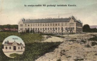 Kassa, Kosice; Orsolya-rendiek Női gazdasági tanintézete, kiadja Divald K. Fia fénynyomdája / Ursulines womens economical school