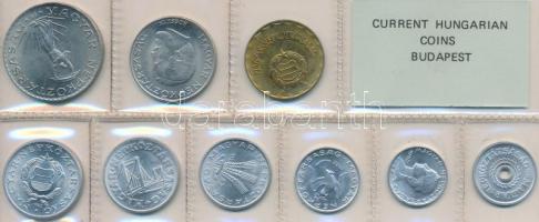1982. 2f-10Ft 9db klf, érmés forgalmi sor fóliatokban T:1
