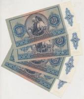 1941. 20P (4x) párban sorszámkövetők T:I,II