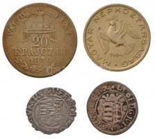 1553K-B Denár Ag "I. Ferdinánd" (0,32g) + 1694. Denár Ag "I. Lipót" (0.37g) + 18...