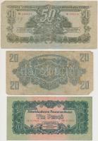 1944. 1P-100P (10x) "A Vörös Hadsereg Parancsnoksága" T:vegyes