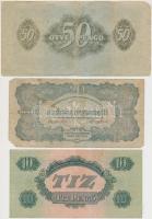 1944. 1P-100P (10x) "A Vörös Hadsereg Parancsnoksága" T:vegyes