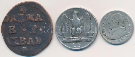 Olasz Államok / Velence / Dalmáciai és Albánia gyarmat 1684-1700. 2S Cu + Olasz Államok / Pápai Álla...