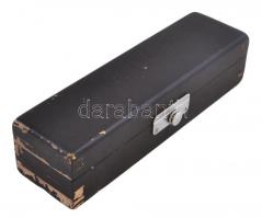 Carl Zeiss optikai lencsék (24.000, 24. 24.120, 24.250 és 24.370), fa tokban, jó állapotban