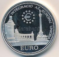 1998. 2000Ft Ag "Integráció az EU-ba - EURO II" T:PP felületi karc  Adamo EM157