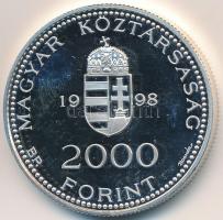 1998. 2000Ft Ag "Integráció az EU-ba - EURO II" T:PP felületi karc 
Adamo EM157