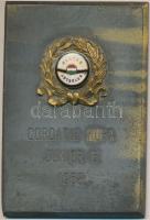 1962. "Cordatic Kupa Junior E. 1962 - Magyar Autoklub" fém emlékérem (55x80mm) + 1963. &qu...