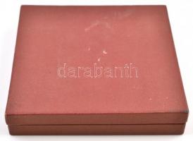 DN "Irinyi János 1817-1895" bisquit porcelán érem dísztokban (83mm) T:2