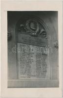 Nagyér, Nagymajláth; az I. világháború hősi halottainak emléktáblája, photo