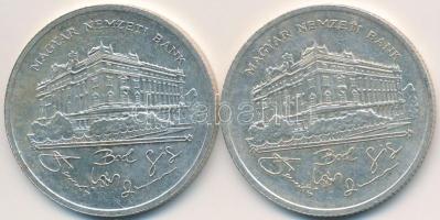 1992. 200Ft Ag "MNB" (2x) T:2,2-