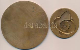 Fekete Géza (Dezső) (1939-) 1973. "Újító Mozgalom" Br emlékérem (59,5mm) + 1985. "A f...