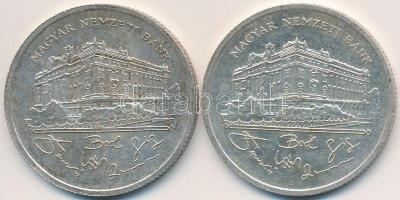 1992. 200Ft Ag "MNB" (2x) T:2,2-