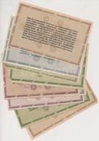 1946. 10db-os vegyes magyar adópengő bankjegy tétel T:vegyes