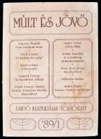 1989 Múlt és Jövő. Zsidó kulturális folyóirat 1. száma,kissé viseltes állapotban,  pp.:137, 28x20cm