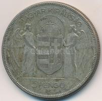 1930. 5P Ag "Horthy jobbra" T:3
Adamo P8