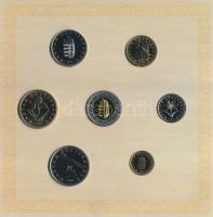 2008. 1Ft-100Ft 7klf db + Mátyás denár Ag fantáziaverete "Reneszánsz emlékév" dísztokos sz...