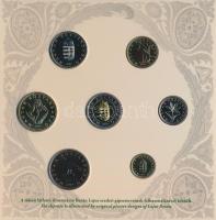 2007. 1Ft-100Ft 8klf db, szettben, benne "Berán Lajos és a pengő" Ag emlékérem (10g/0.999/...