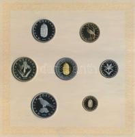 2008. 1Ft-100Ft 7klf db + Mátyás denár Ag fantáziaverete "Reneszánsz emlékév" dísztokos sz...