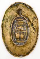 KI jelzéssel erotikus bronzhamutál, 15x10cm