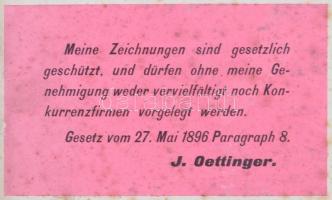 cca 1900 Bútorokat ábrázoló, díszes szecessziós karton reklámtábla(?), Schreiber jelzéssel, hátulján...