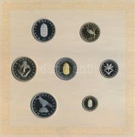 2008. 1Ft-100Ft 7klf db + Mátyás denár Ag fantáziaverete "Reneszánsz emlékév" dísztokos sz...