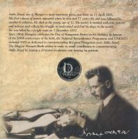 2005. 1Ft-100Ft 7klf db-os forgalmi sor + 10Ft "József Attila" dísztokos szettben T:PP