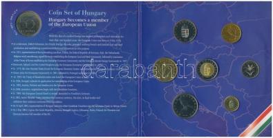 2004. 1Ft-100Ft 8klf db, szettben, benne 50Ft "Magyarország az EU tagja" T:BU 
Adamo FO38...