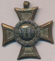 1911-1918. "Katonai Legénységi Szolgálati Jel III. osztálya" Br kitüntetés mellszalag nélkül T:2- Hungary 1911-1918. "Military Service Medal 3nd class" Br decoration without ribbon T:VF  NMK 155.