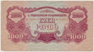 1944. 1000P "A Vörös Hadsereg Parancsnoksága" T:III-