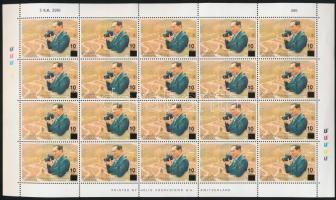 Definitive stamps: King Bhumibol Aduljadeh overprinted minisheet Forgalmi bélyeg: Bhumibol Aduljadeh...