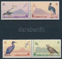 WWF: Madarak sor két párban + 4 FDC WWF Birds set 2 pairs + 4 FDC