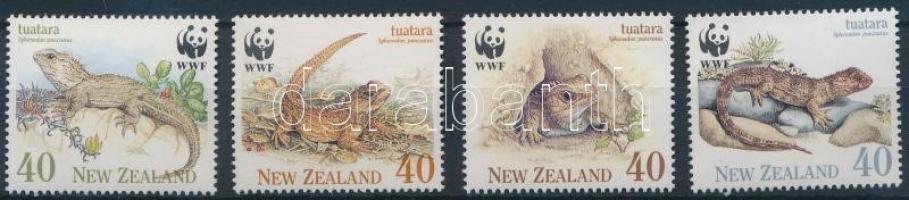 1991 WWF: Hüllők sor Mi 1160-1163 + 4 FDC