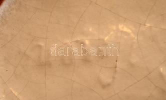 Pál Ferenc (1914-2008): Napsugár, kerámia faldísz, kézzel festett, jelzett, hibátlan, 16x15cm