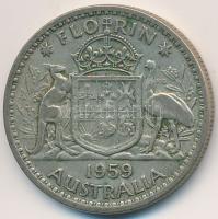 Ausztrália 1959. 1Fl Ag "II. Erzsébet" T:3
Australia 1959. 1 Florin Ag "Elizabeth II...