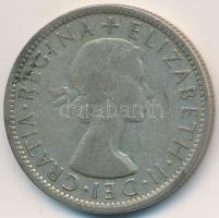 Ausztrália 1954. 1Fl Ag "II. Erzsébet" T:3 Australia 1954. 1 Florin Ag "Elizabeth II" C:F