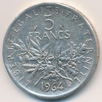 Franciaország 1964. 5Fr Ag T:2- France 1964. 5 Francs Ag C:VF