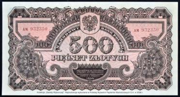 Lengyelország 1944. 500Zl replika T:I Poland 1944. 500 Zlotych replica C:UNC