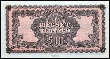Lengyelország 1944. 500Zl replika T:I
Poland 1944. 500 Zlotych replica C:UNC